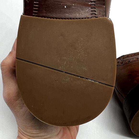 Cole Haan Modern Classics Wingtip Oxfords British Tan Size 8 - Picture 7 of 7